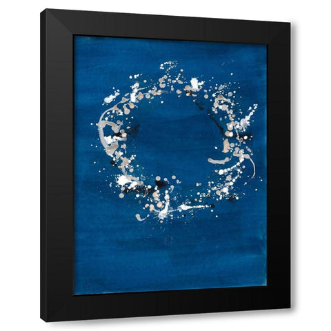 Indigo Coronet Black Modern Wood Framed Art Print by Binder, Vanessa