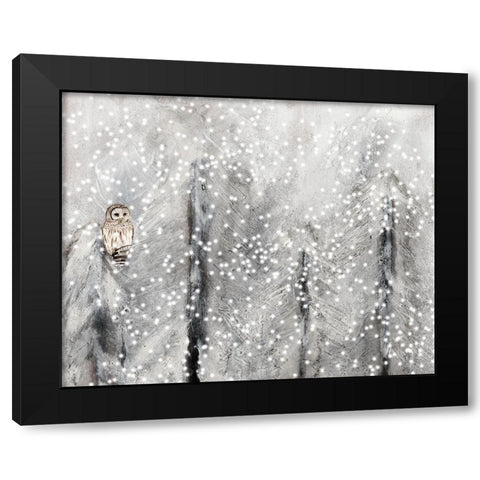 Snowy Habitat II Black Modern Wood Framed Art Print by Ludwig, Alicia