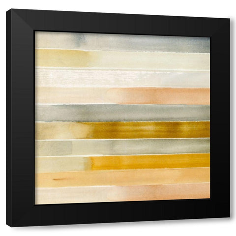 Dreaming Borders I Black Modern Wood Framed Art Print by Warren, Annie