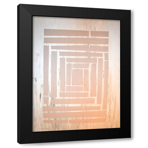 The Maze II Black Modern Wood Framed Art Print by Avondet, Natalie