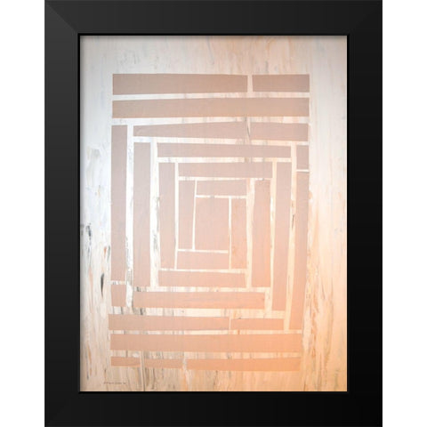 The Maze II Black Modern Wood Framed Art Print by Avondet, Natalie
