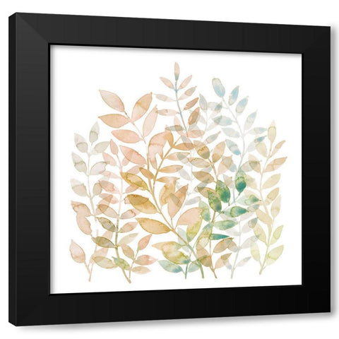 Entwined II Black Modern Wood Framed Art Print with Double Matting by Popp, Grace