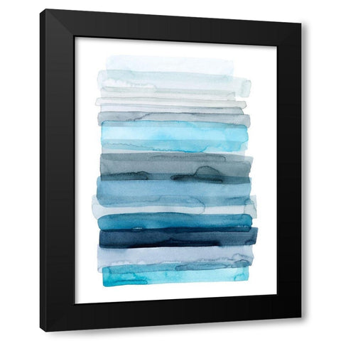 Tide Drift I Black Modern Wood Framed Art Print with Double Matting by Popp, Grace