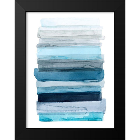 Tide Drift II Black Modern Wood Framed Art Print by Popp, Grace