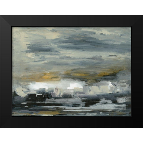 New Perspective I Black Modern Wood Framed Art Print by Gordon, Sharon