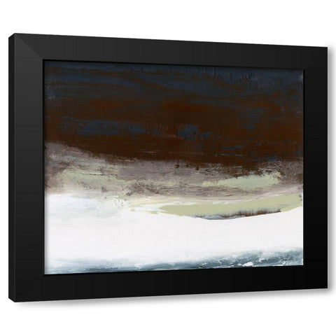 Lyrical III Black Modern Wood Framed Art Print with Double Matting by Gordon, Sharon