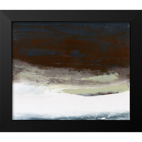 Lyrical III Black Modern Wood Framed Art Print by Gordon, Sharon
