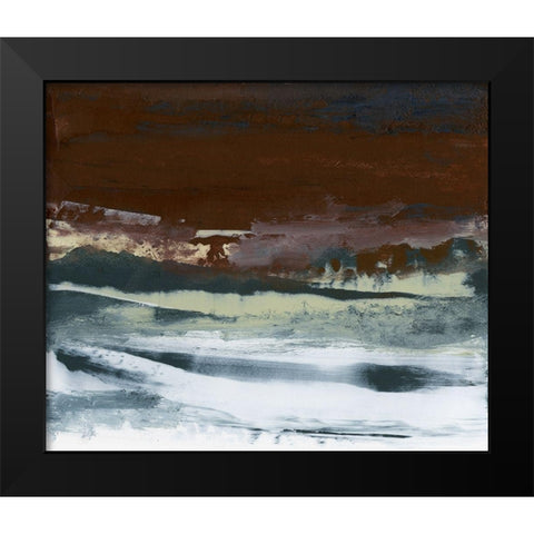 Lyrical IV Black Modern Wood Framed Art Print by Gordon, Sharon