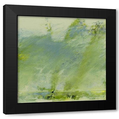 Realm I Black Modern Wood Framed Art Print by Gordon, Sharon