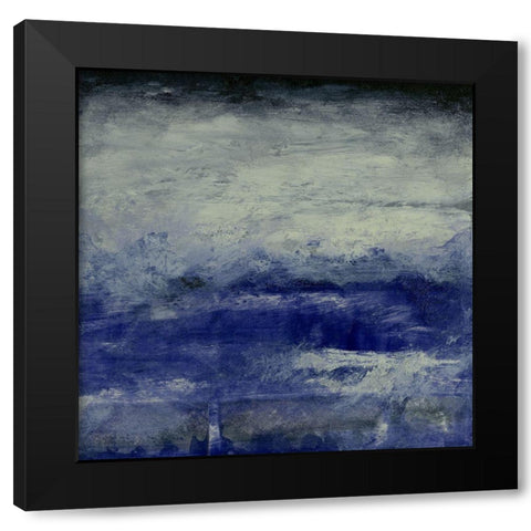 Realm III Black Modern Wood Framed Art Print by Gordon, Sharon