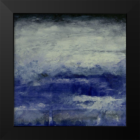 Realm III Black Modern Wood Framed Art Print by Gordon, Sharon