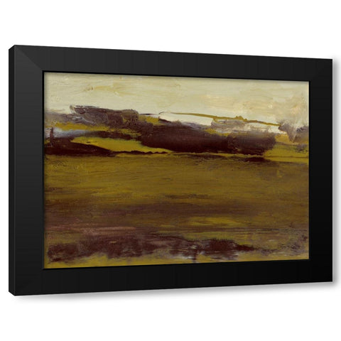 Milieu III Black Modern Wood Framed Art Print with Double Matting by Gordon, Sharon