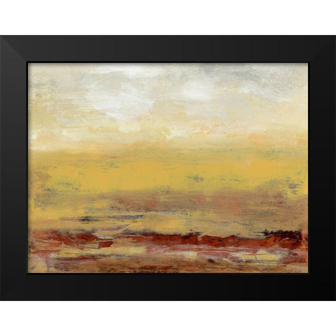 Milieu IV Black Modern Wood Framed Art Print by Gordon, Sharon