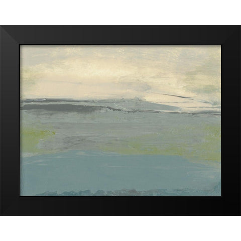 Milieu V Black Modern Wood Framed Art Print by Gordon, Sharon