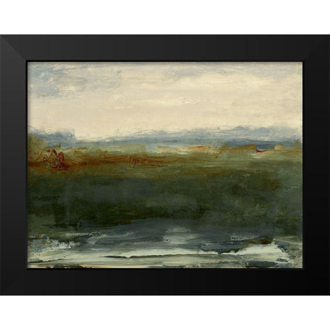 Milieu VII Black Modern Wood Framed Art Print by Gordon, Sharon