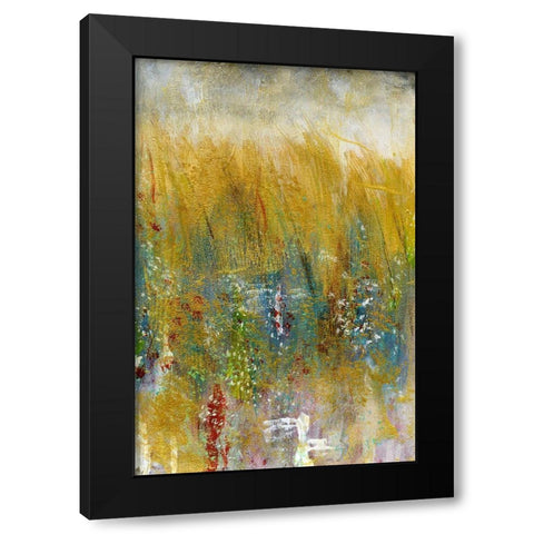 Field Impressions I Black Modern Wood Framed Art Print with Double Matting by Bramma, Lila