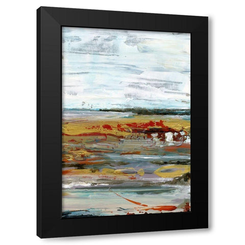 Marble Coast I Black Modern Wood Framed Art Print with Double Matting by Bramma, Lila
