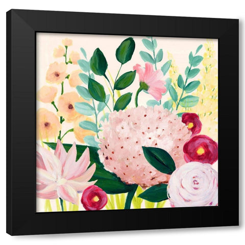 Mothers Day Blooms I Black Modern Wood Framed Art Print by Popp, Grace