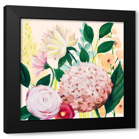 Mothers Day Blooms II Black Modern Wood Framed Art Print with Double Matting by Popp, Grace