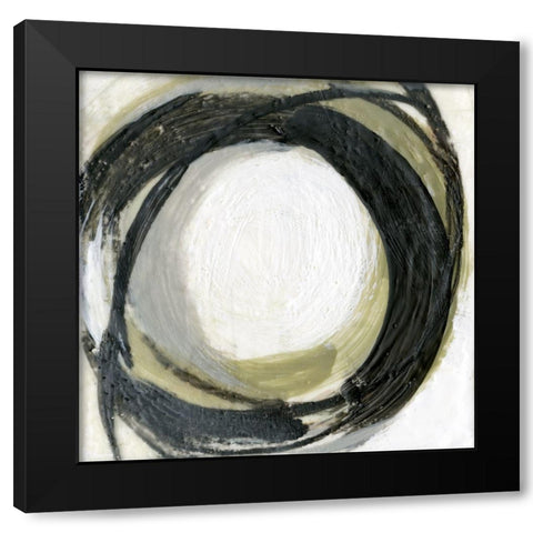 Light in the Center I Black Modern Wood Framed Art Print with Double Matting by Goldberger, Jennifer