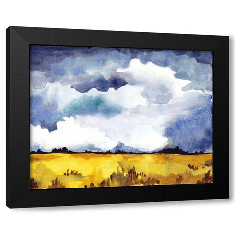 September Sky Studies II Black Modern Wood Framed Art Print with Double Matting by McCreery, Paul