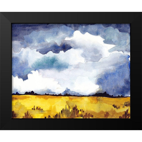 September Sky Studies II Black Modern Wood Framed Art Print by McCreery, Paul