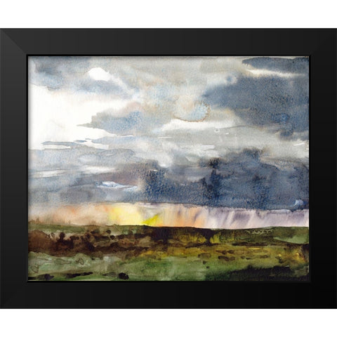 September Sky Studies IV Black Modern Wood Framed Art Print by McCreery, Paul