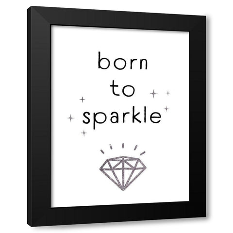 Shine Bright II Black Modern Wood Framed Art Print with Double Matting by Barnes, Victoria