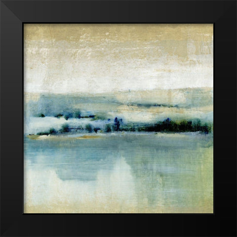 Distant Shoreline I Black Modern Wood Framed Art Print by OToole, Tim