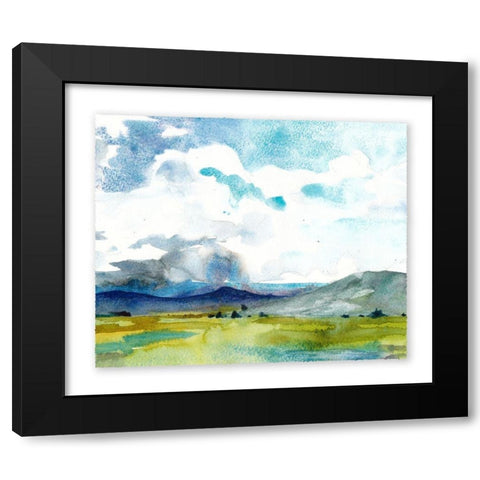 May Sky Studies I Black Modern Wood Framed Art Print with Double Matting by McCreery, Paul