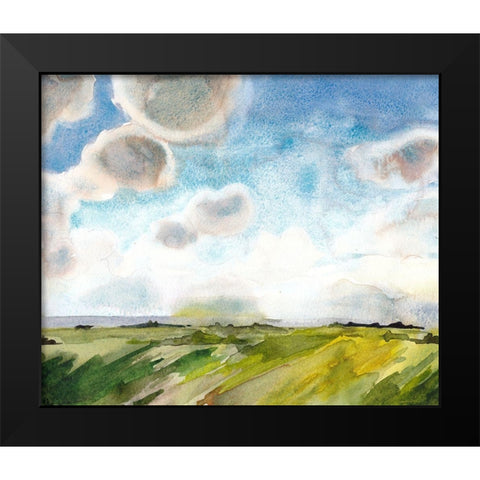 May Sky Studies III Black Modern Wood Framed Art Print by McCreery, Paul