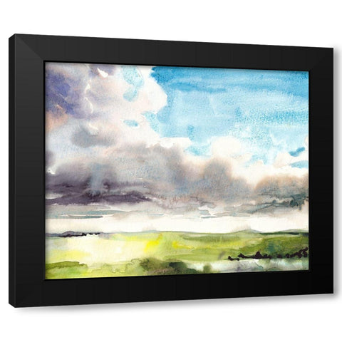May Sky Studies IV Black Modern Wood Framed Art Print by McCreery, Paul