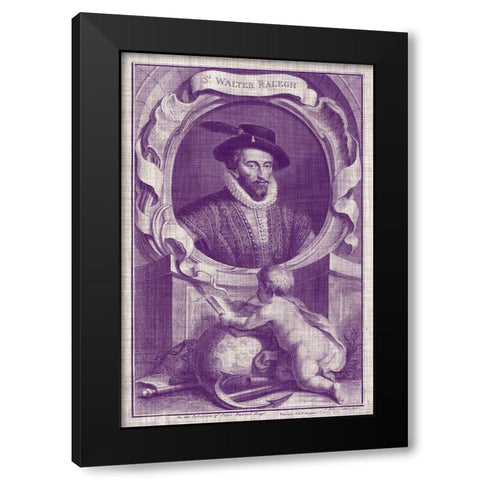 Houbraken Pop V Black Modern Wood Framed Art Print by Houbraken, J.