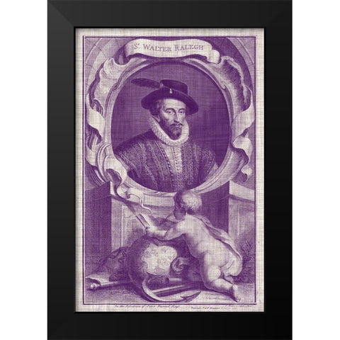 Houbraken Pop V Black Modern Wood Framed Art Print by Houbraken, J.