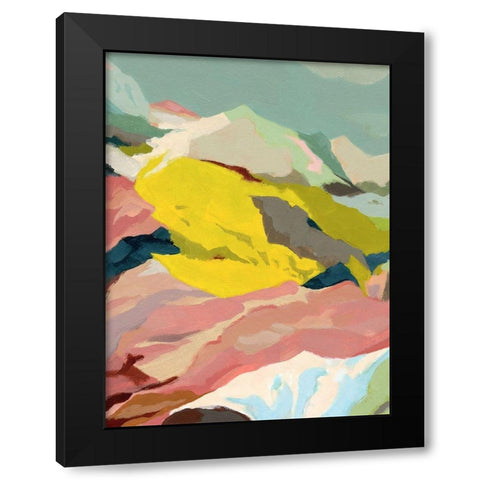 Candy Coast I Black Modern Wood Framed Art Print by Green, Jacob