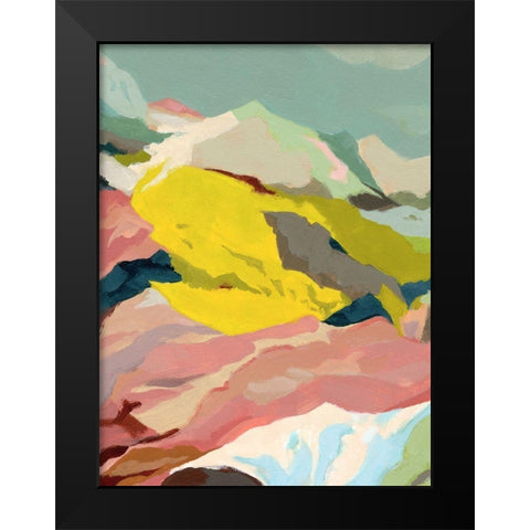 Candy Coast I Black Modern Wood Framed Art Print by Green, Jacob