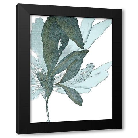 Seaside Seaweed I Black Modern Wood Framed Art Print with Double Matting by Vision Studio