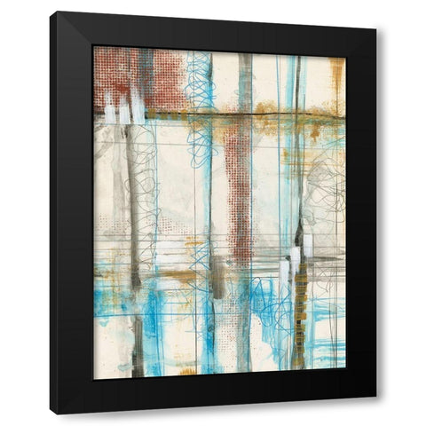 Primary Lineage IV Black Modern Wood Framed Art Print with Double Matting by Goldberger, Jennifer