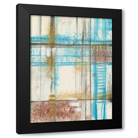 Primary Lineage V Black Modern Wood Framed Art Print with Double Matting by Goldberger, Jennifer