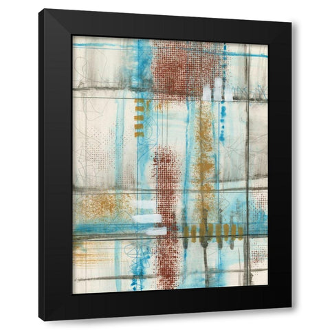 Primary Lineage VI Black Modern Wood Framed Art Print by Goldberger, Jennifer