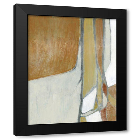 Mid-Century Redux I Black Modern Wood Framed Art Print with Double Matting by Goldberger, Jennifer