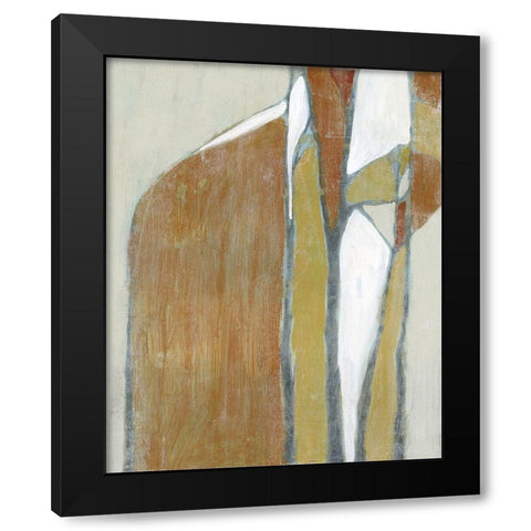 Mid-Century Redux II Black Modern Wood Framed Art Print with Double Matting by Goldberger, Jennifer