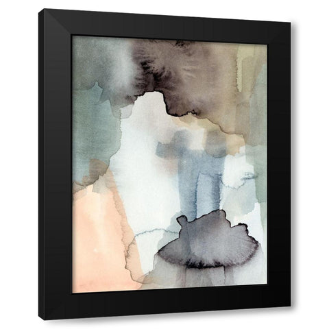 Nectar II Black Modern Wood Framed Art Print with Double Matting by Barnes, Victoria