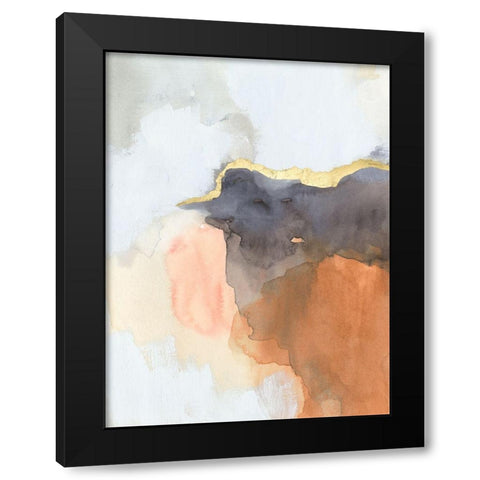 Cusp II Black Modern Wood Framed Art Print with Double Matting by Barnes, Victoria