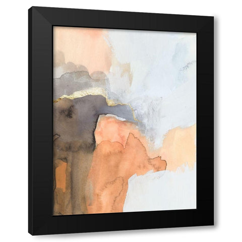 Cusp IV Black Modern Wood Framed Art Print with Double Matting by Barnes, Victoria