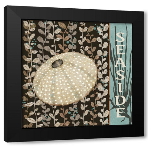 By the Shoreline II Black Modern Wood Framed Art Print by Reynolds, Jade