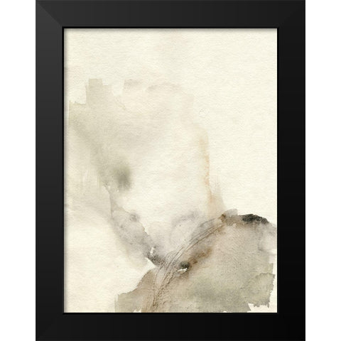 Sparse I Black Modern Wood Framed Art Print by Goldberger, Jennifer