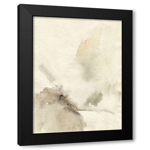 Sparse II Black Modern Wood Framed Art Print with Double Matting by Goldberger, Jennifer