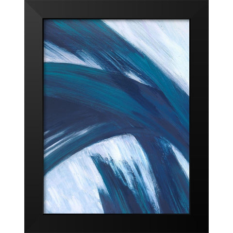 Fronds Kline I Black Modern Wood Framed Art Print by Wilkins, Suzanne