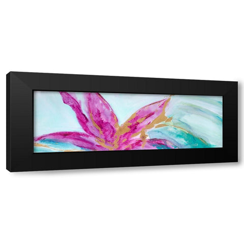 Magenta Colores I Black Modern Wood Framed Art Print by Wilkins, Suzanne